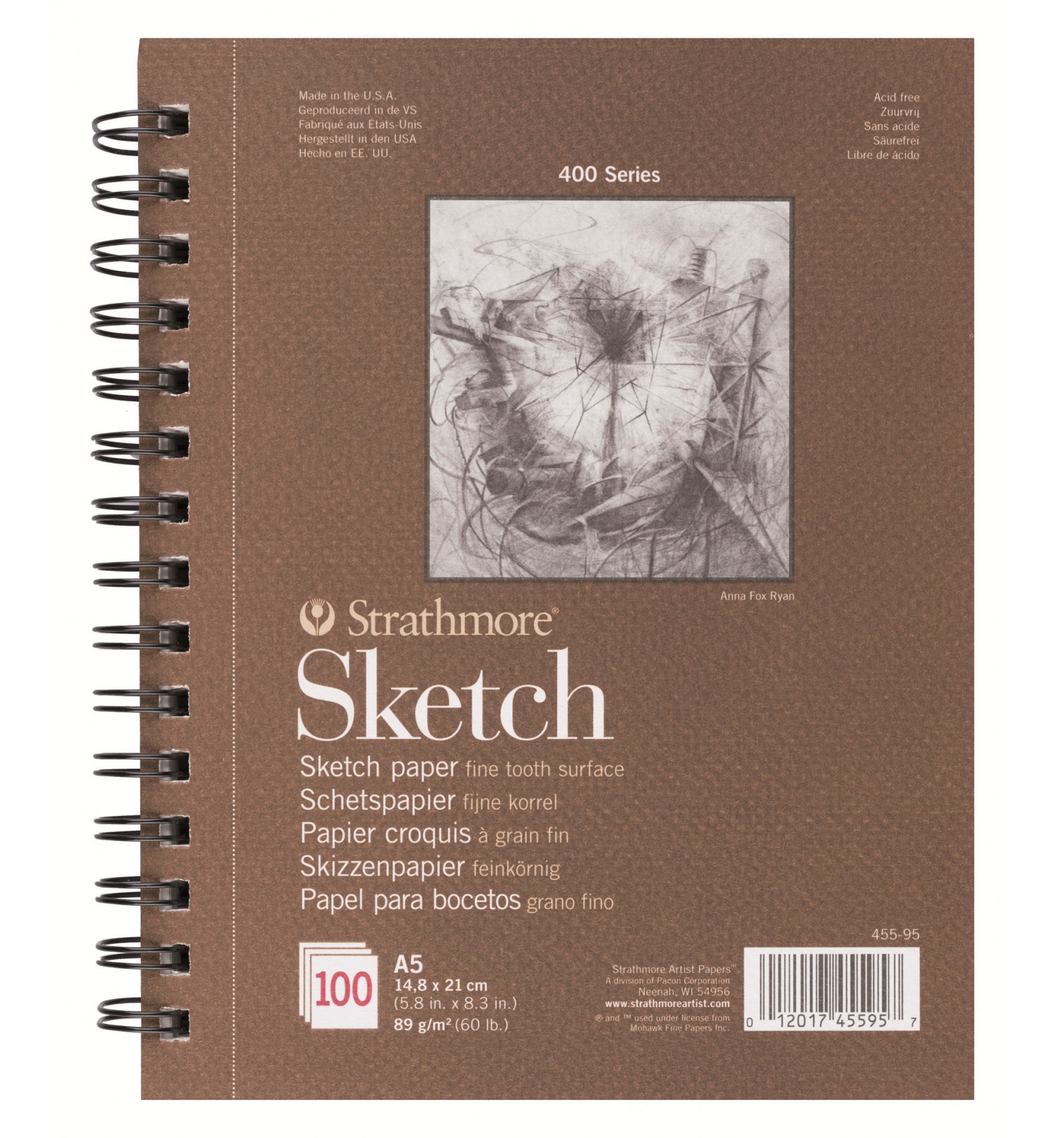 Альбом для зарисовок Strathmore Sketch 400 Series, А5 (14,8х21см)