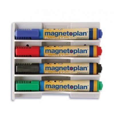 Держатель для маркеров магнитный Magnetoplan, белый, горизонтальный