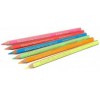Набор цветных неоновых треугольных карандашей STAEDTLER Noris Club, 6 цветов с точилкой