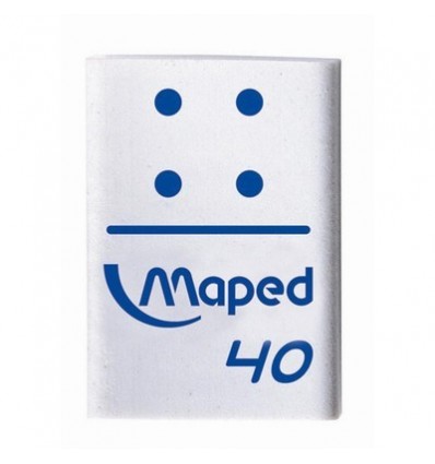 Ластик Maped Domino, 32х22х10мм, универсальный, виниловый