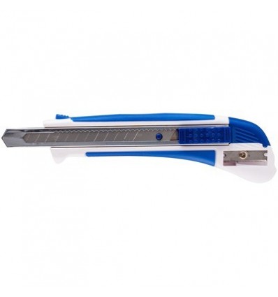 Нож канцелярский Attache Selection 9мм, антискользящими вставками и точилкой для карандаша 