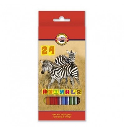Набор цветных карандашей Koh-I-Noor 3554, 24 цвета