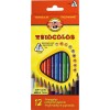Набор цветных трехгранных карандашей Koh-I-Noor TRIOCOLOR 3132,12 цветов