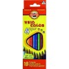 Набор цветных трехгранных карандашей Koh-I-Noor TRIOCOLOR 3133,18 цветов