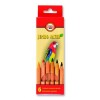 Набор цветных карандашей Koh-I-Noor Jumbo Natur 2171, 6 цветов