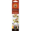 Набор акварельных цветных карандашей Koh-I-Noor MONDELUZ 3715, 6 цветов