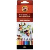 Набор акварельных цветных карандашей Koh-I-Noor MONDELUZ 3717, 18 цветов