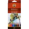 Набор акварельных цветных карандашей Koh-I-Noor MONDELUZ 3718, 24 цвета