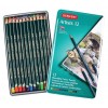 Набор цветных карандашей Derwent Artists 12 цветов, в металлической коробке