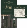 Набор графитовых карандашей FABER-CASTELL Pitt Graphite, 19 предметов, в металлической коробке