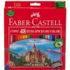 Набор цветных карандашей FABER-CASTELL ЗАМОК, 48 цветов, в картонной коробке