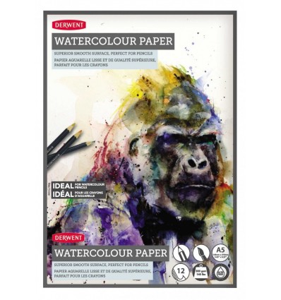 Альбом для акварельных карандашей DERWENT Watercolour Pads, А5, 300гр, 12л склейка