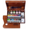 Набор масляных красок Royal Talens VAN GOGH Максимальный - 34 цвета по 20мл в деревянном чемоданчике