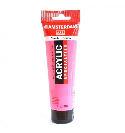 Акриловая краска AMSTERDAM ROYAL TALENS туба 120мл, цвет №384 Розовый отражающий Specialties