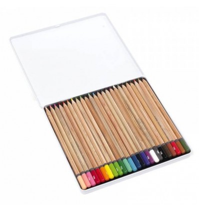 Набор цветных карандашей Bruynzeel Expression Colour, 24 цвета, в металлической коробке