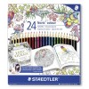 Набор цветных карандашей STAEDTLER Wopex Noris Colour Johanna Basford, 24 цвета