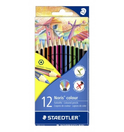 Набор цветных карандашей STAEDTLER Wopex Noris Colour, 12 цветов