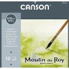 Альбом для акварели CANSON Moulin du Roy FIN 30*40см, 300гр. 12л., бумага мелкое зерно, склейка