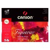 Альбом для масла CANSON Figueras 33*24см, 290гр. 10л., бумага зерно холста, склейка по 4 сторонам