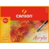Альбом для масла CANSON ACRYLIC FIN 24*32см, 400гр. 10л., бумага среднее зерно, склейка по 4 сторонам