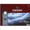 Альбом для пастели CANSON Mi-Teintes 24*32см, 160гр. 16л., бумага фактурная черная, спираль