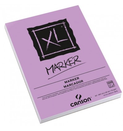 Альбом для маркеров CANSON Xl Marker А4 21*29.7см, 70гр. 100л., бумага белая гладкая, спираль