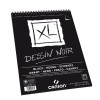 Альбом для графики CANSON Xl Dessin Noir BLACK А4 21*29.7см, 150гр. 40л., бумага черная, спираль
