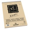 Альбом для графики CANSON Xl Kraft А3 29.7см*42см, 90гр. 60л., крафт бумага, спираль