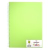 Скетчбук CANSON Notes А4 21*29.7см, 120гр. 50л., пластиковая обложка зеленая, спираль
