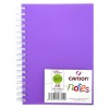 Скетчбук CANSON Notes А6 10.5*14.8см, 120гр. 50л., пластиковая обложка фиолетовая, спираль