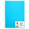 Скетчбук CANSON Notes А5 14.8*21см, 120гр. 50л., пластиковая обложка голубая, спираль