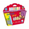 Набор цветных мелков GIOTTO BE-BE 467300 Super Chalks, 25 мм, 6 цветов