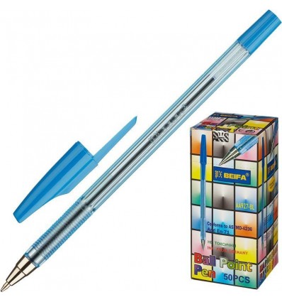Ручка шариковая Beifa AA 927, 0.5 мм, синяя