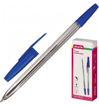 Шариковая ручка Attache Elementary 0,5 мм, синяя