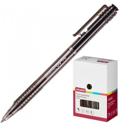 Шариковая ручка автоматическая Attache Bo-bo 0,5 мм, черная