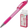 Шариковая ручка автоматическая Attache Happy 0,5 мм, розовый корпус, синяя