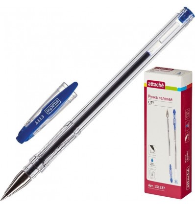 Ручка гелевая Attache City, 0.5мм, синяя
