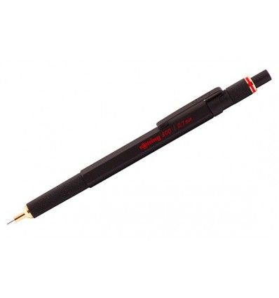 Механический карандаш ROTRING 800, 0.7мм, черный металлический корпус