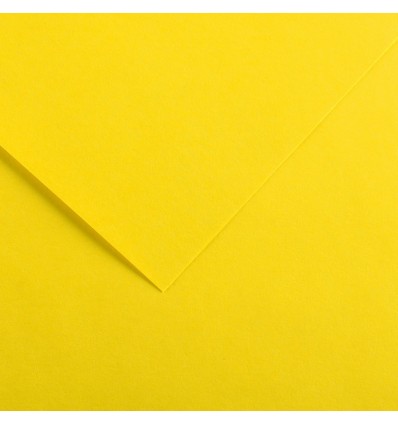 Бумага цветная CANSON Iris Vivaldi 120г/м.кв А4 21*29.7см, Цвет: №04 Желтый канареечный 100л/упак