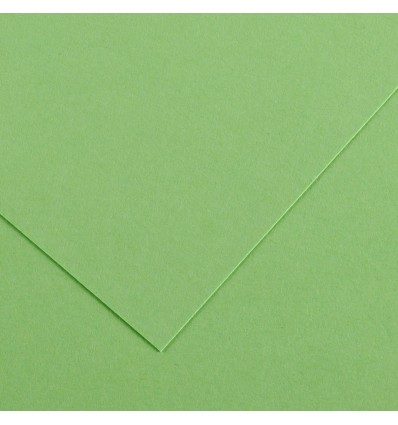 Бумага цветная CANSON Iris Vivaldi 120г/м.кв А4 21*29.7см, Цвет: №27 Зеленое яблоко, 100л/упак