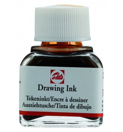 Тушь чертёжно-рисовальная Talens Drawing Ink, 11 мл., Цвет: №234 Сиена натуральная