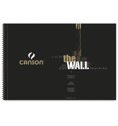 Альбом для маркеров THE WALL CANSON, А3 29.7*42см., 220гр/м.кв., 30л спираль