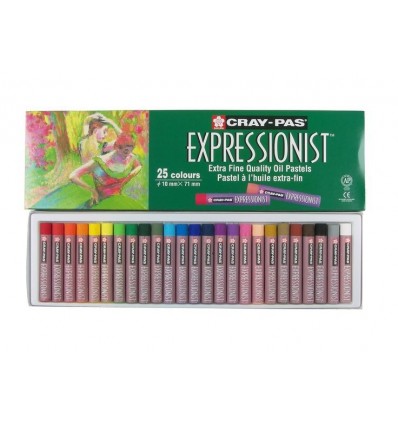 Набор пастели масляной Cray-Pas EXPRESSIONIST SAKURA, 25 цветов