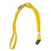 Текстильный шнурок Durable для бейджа 10 мм, безопасный замок, желтый