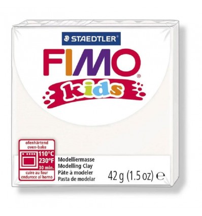 Глина полимерная STAEDTLER FIMO kids, 42г. - белый