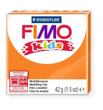 Глина полимерная STAEDTLER FIMO kids, 42г. - оранжевый