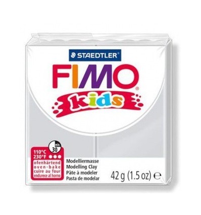 Глина полимерная STAEDTLER FIMO kids, 42г. - светло-серый