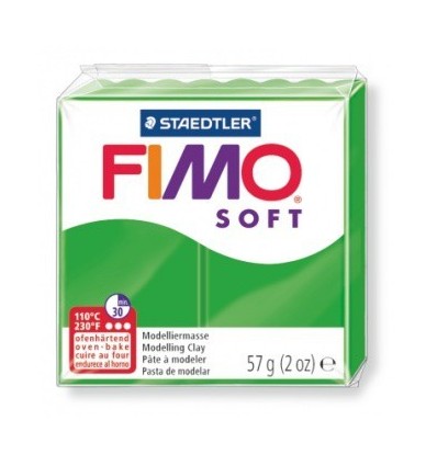 Глина полимерная STAEDTLER FIMO Soft, 57г. - тропический зеленый