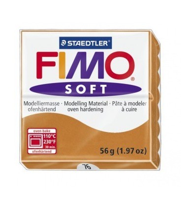 Глина полимерная STAEDTLER FIMO Soft, 57г. - коньяк