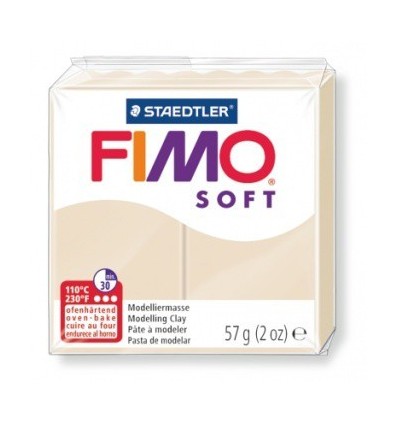 Глина полимерная STAEDTLER FIMO Soft, 57г. - сахара